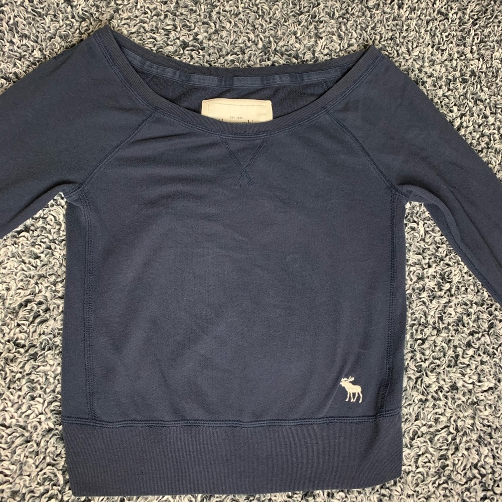 Abercrombie & Fitch Navy Blue long sleeve